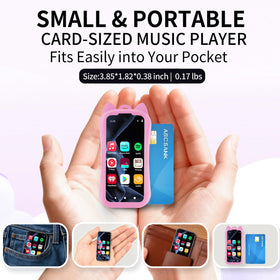 VISDOMEVO MP3 player supports dual-band WiFi and Bluetooth for wireless listening