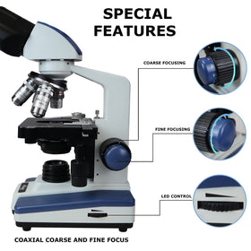 LED illumination with adjustable intensity delivers bright, cool light