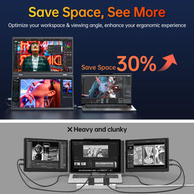 VisionOwl 1080p IPS panels with 107% sRGB for vibrant colors