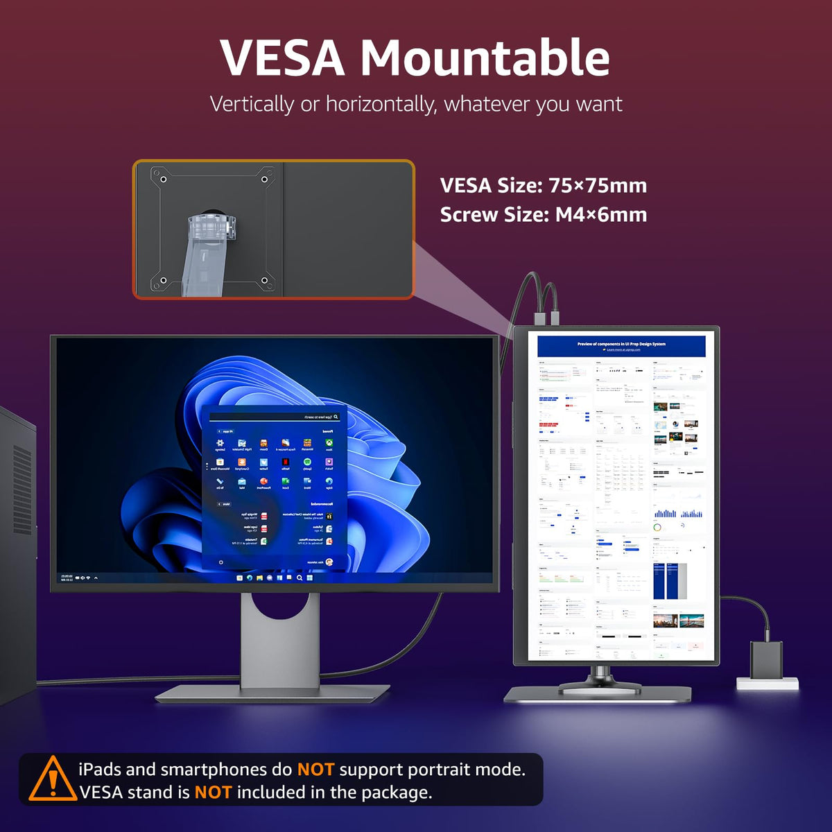 VisionOwl built-in kickstand supports convenient tabletop placement anywhere.
