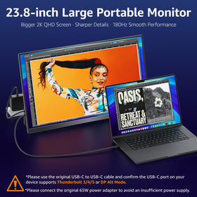 VisionOwl IPS panel delivers vibrant colors and wide viewing angles for work and play.
