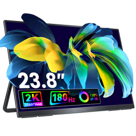 VisionOwl portable monitor 23.8 inch 2K display for crisp visuals on the go.