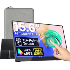 VisionOwl portable monitor displays vibrant 1080p IPS visuals for productivity