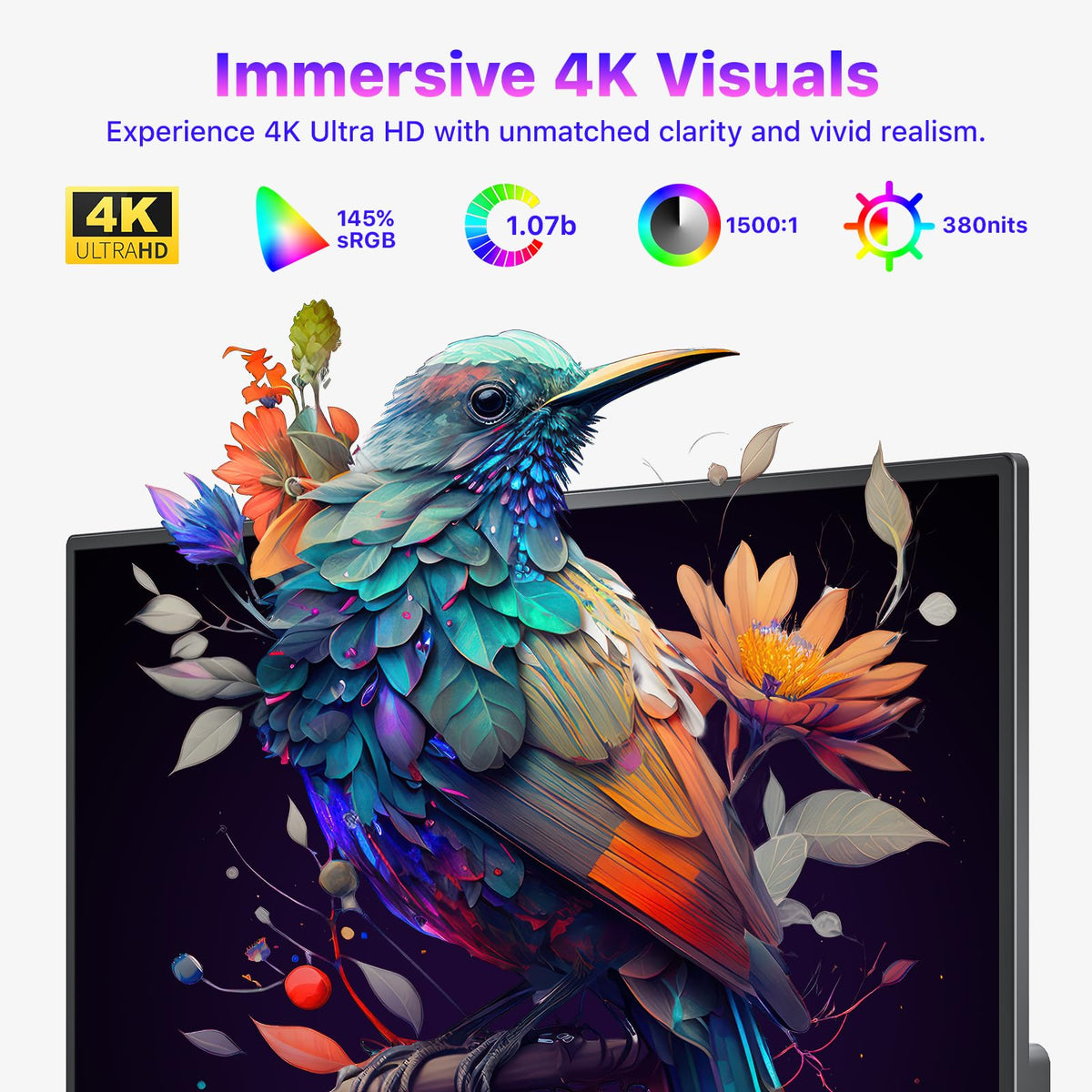 VisionOwl USB-C HDMI connectivity demonstrates plug-and-play versatility across devices.