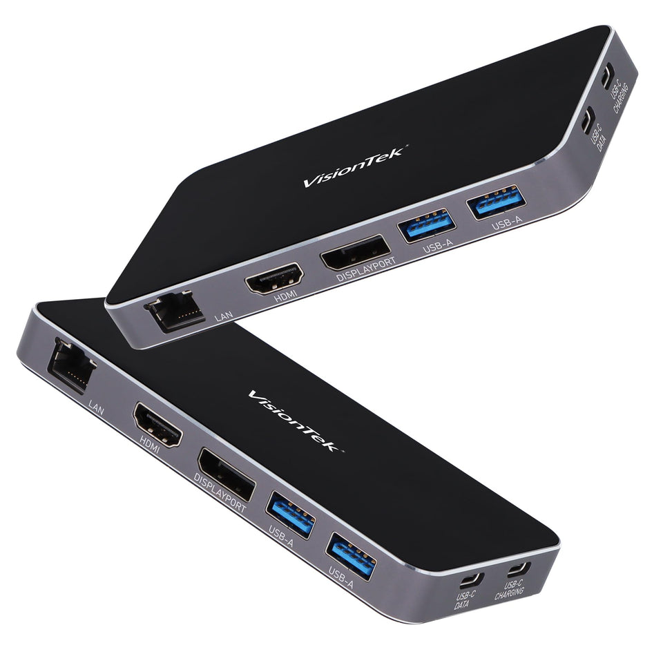 VisionTek VT350 front view of a portable dock for on-the-go work