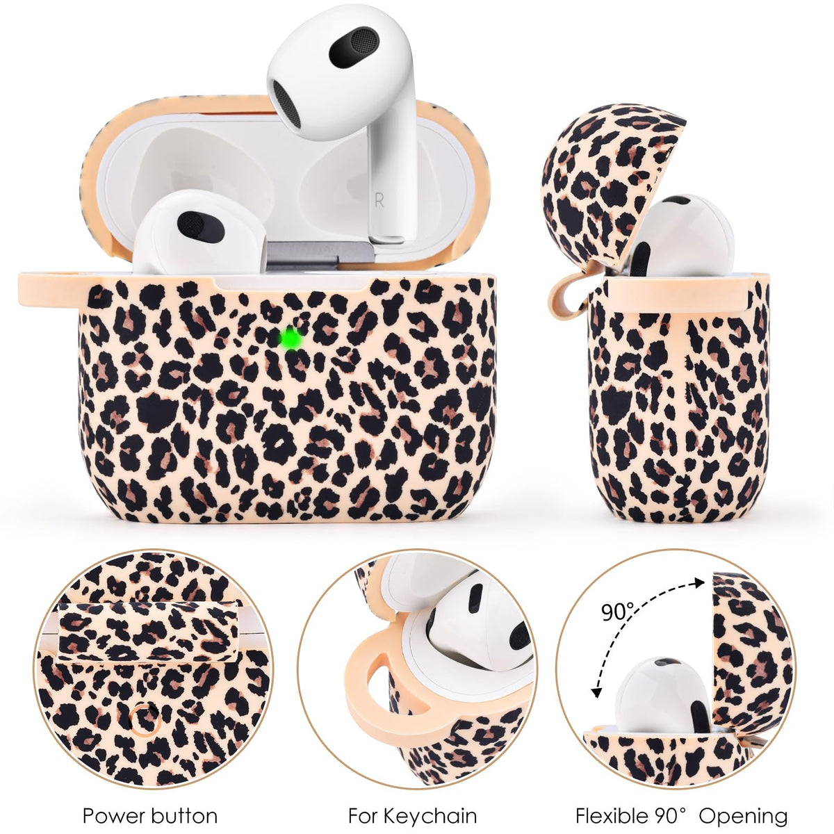 VISOOM AirPods 3 case offers 360-degree protection against scratches.