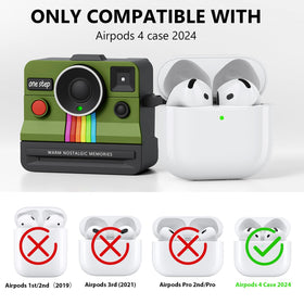 VISOOM AirPods 4 anti-drop silicone case cushions drops and daily wear.