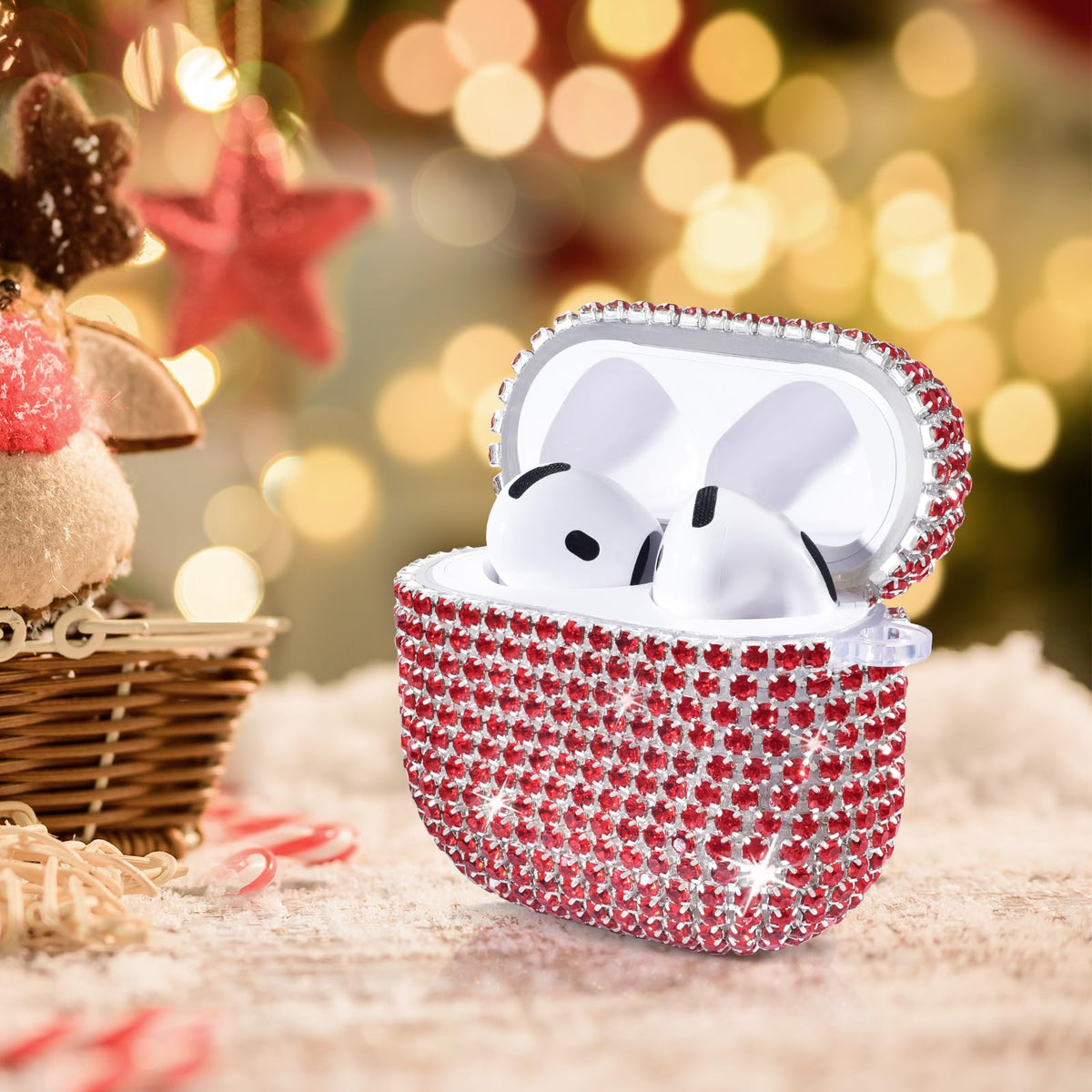 VISOOM AirPods 4 case offers fashionable color options for gifting and style.