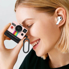Visoom AirPods 4 silicone texture offers soft, comfortable grip.