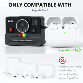 Visoom AirPods Pro 3 silicone case with two-layer protection against scratches.