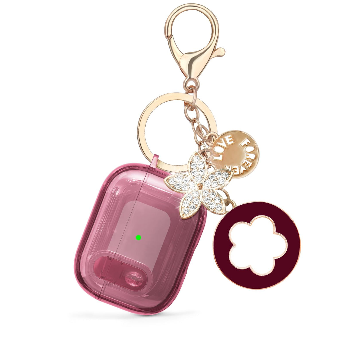 Case supports wireless charging without removing, convenient for on-the-go charging