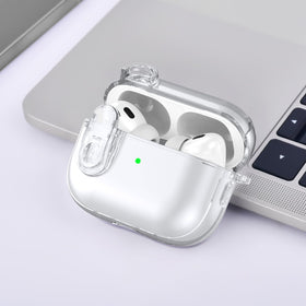 VISOOM AirPods Pro 2 case with five-leaf clover keychain
