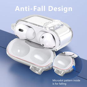 VISOOM AirPods Pro 2 case attached to bag for protection on the go