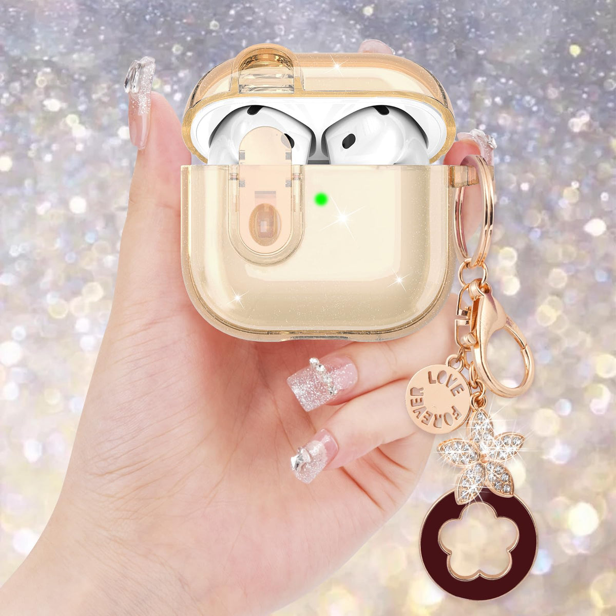 Visoom AirPods 4 case with 360° protection and shock absorption
