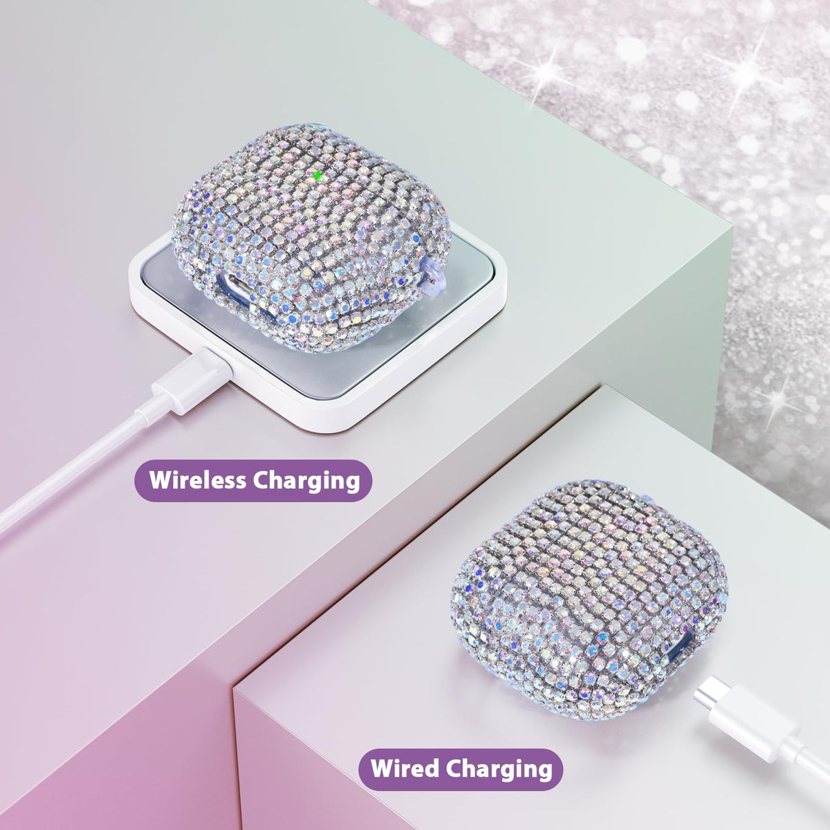 VISOOM AirPods 4 case offers 360-degree protection against drops and scratches.