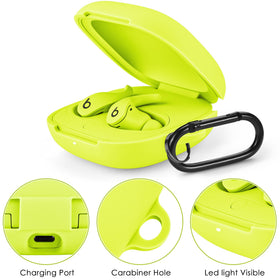 Visoom Beats Fit Pro soft silicone case provides durable daily protection
