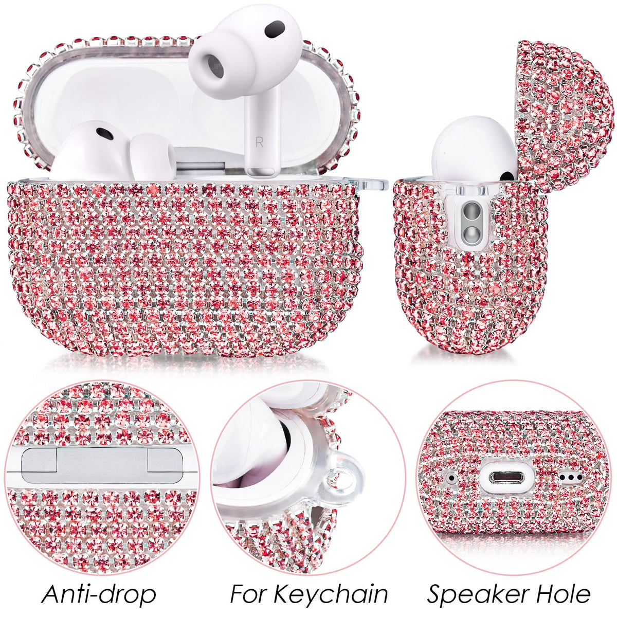 Visoom diamond-layer Pro3 case offers durable protection for AirPods Pro 3