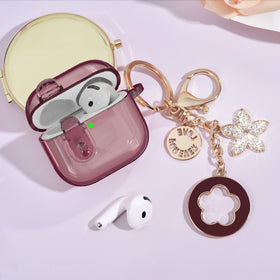 VISOOM five leaf clover keychain AirPods 4 adds cute style and portability