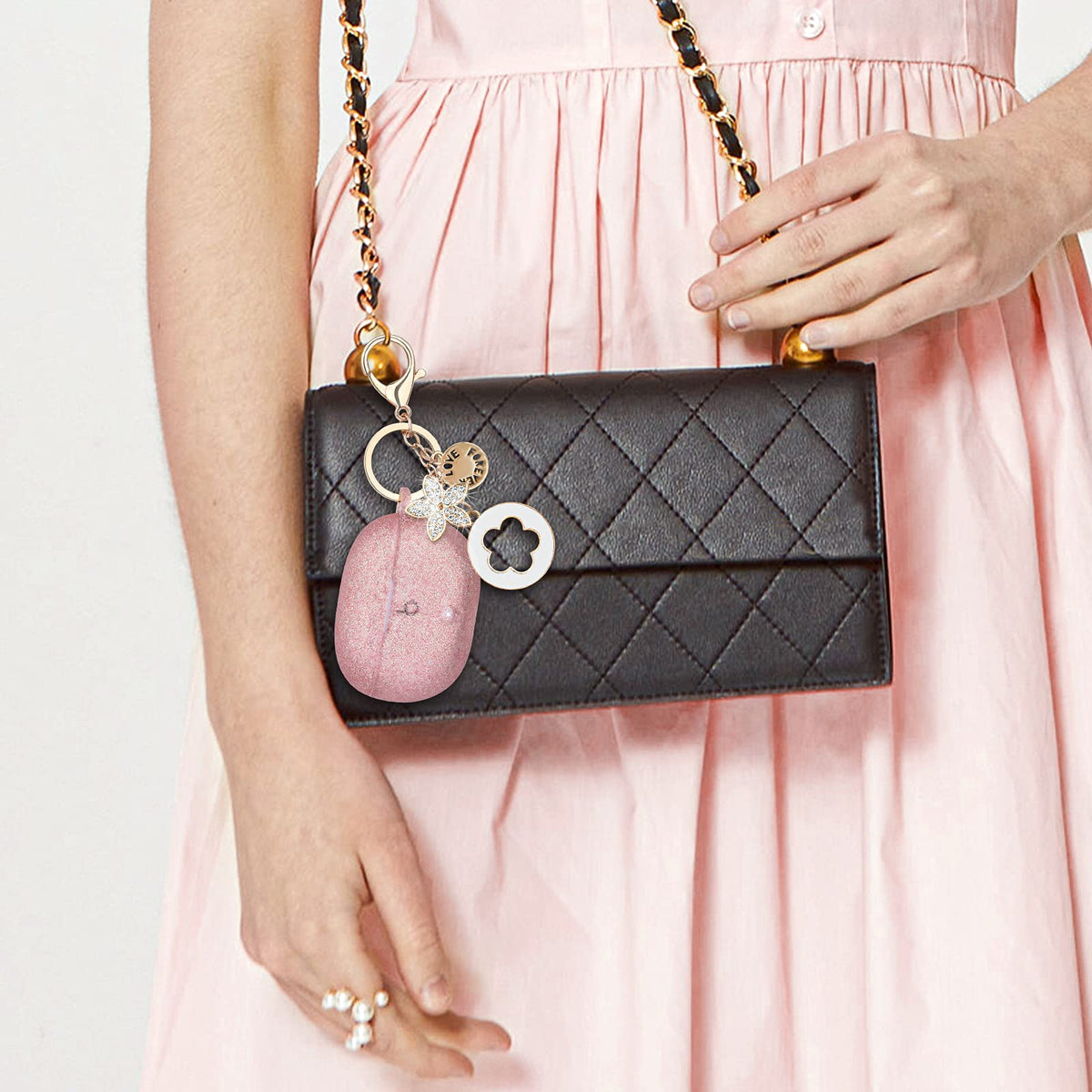 VISOOM case attached to bag showcasing easy carry and anti-loss benefit