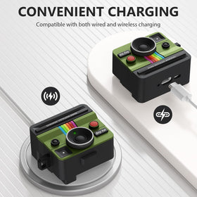 VISOOM Retro Case split-design detail highlighting easy access.
