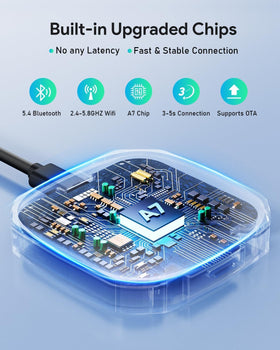Visoud Magic AI Box quad-core CPU for responsive CarPlay performance