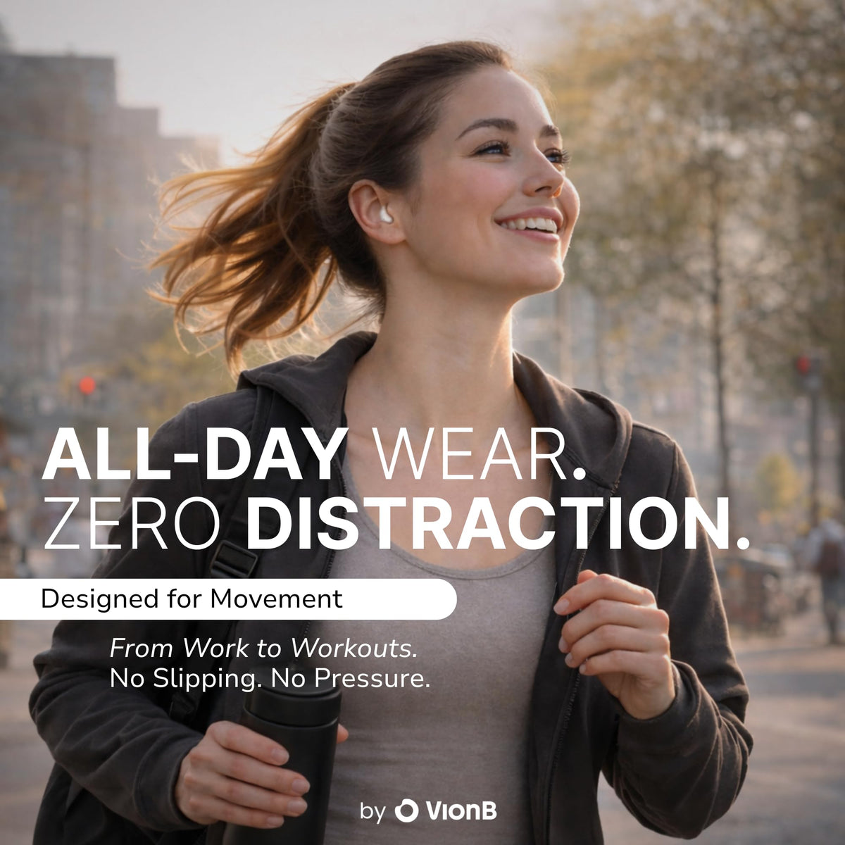 VISOUND VionB Air IPX5 waterproof rating supports workouts and rain