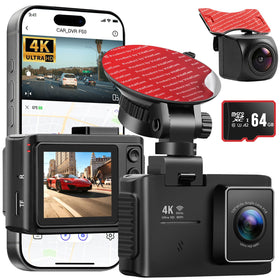 VitalCam 4K dashcam front and rear for comprehensive road coverage