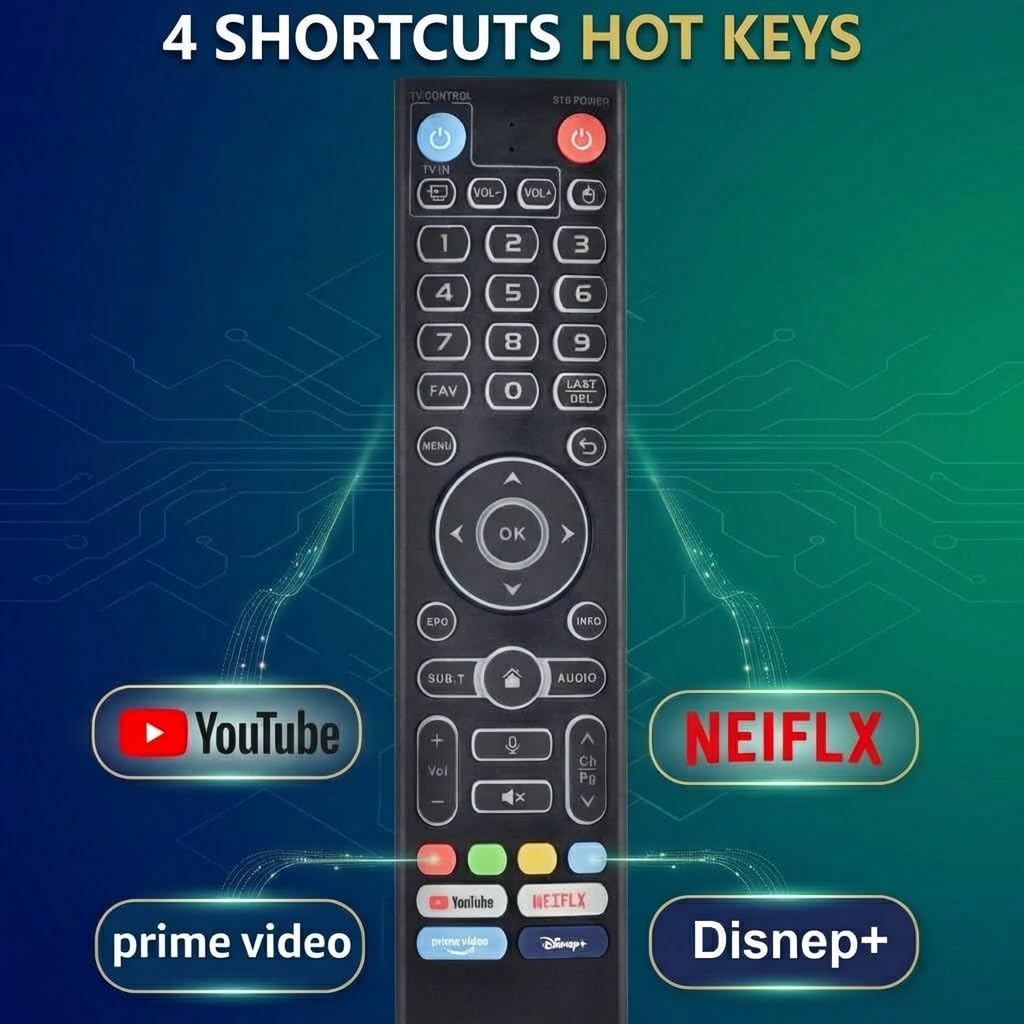 VIVCASE remote paired on-screen with vSeeBox for instant setup confirmation