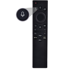 VIVCASE replacement voice remote for Samsung TV, front view, slim grip for easy control.