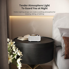 Vivilumens speaker compact design delivering rich sound at home or office.
