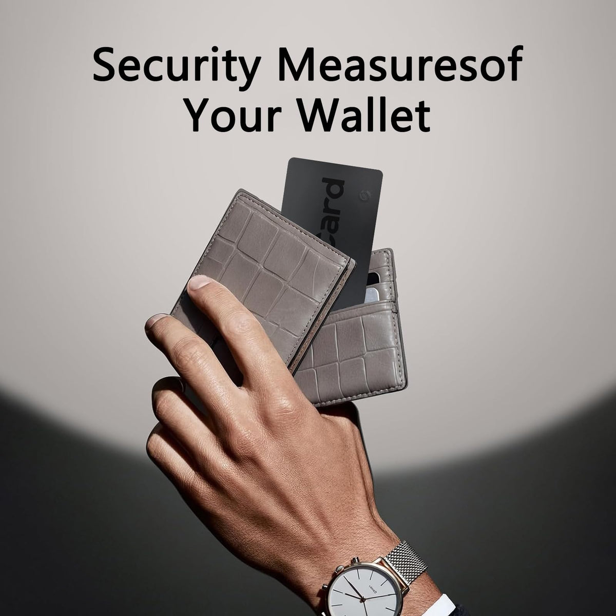Vivitagx Wallet Tracker with IP68 waterproof and crush-resistant design.