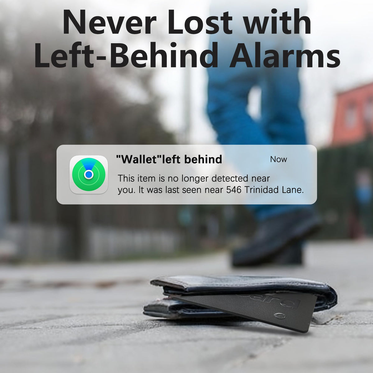 Vivitagx Wallet Tracker Apple Find My compatibility for seamless iPhone integration.