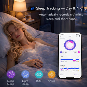 VIVIYO lifestyle image on a hand during workout showing all-day comfort and activity tracking