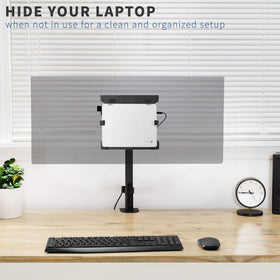 VIVO cable management clips routing cords neatly for a tidy workstation