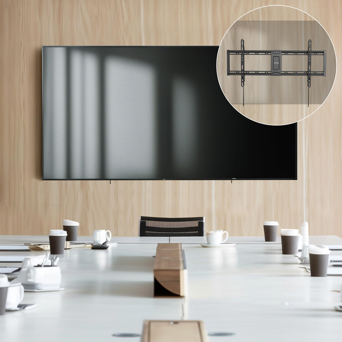 VIVO close-up of click-in spring locking mechanism for secure mounting