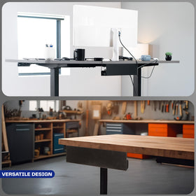 VIVO clutter-free setup reduces desk distractions and improves focus.