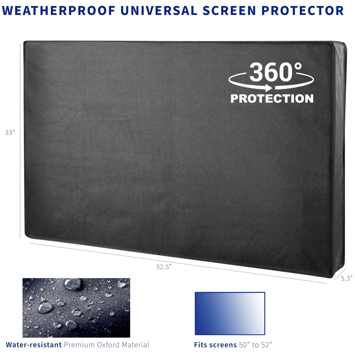 VIVO fabric close-up showing durable Oxford weave and long-lasting protection