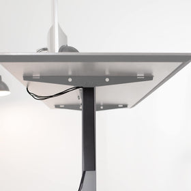 VIVO DESK-AC01-1MB side-view provides hidden cable management.