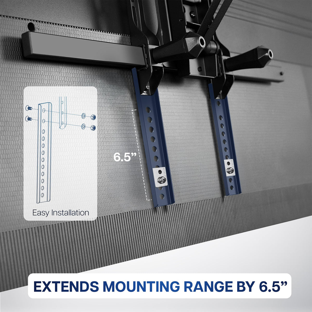 Easy install hardware included in the VIVO extender kit