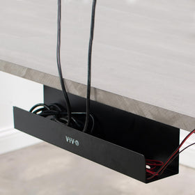 VIVO easy-install under-desk screws for quick mount.