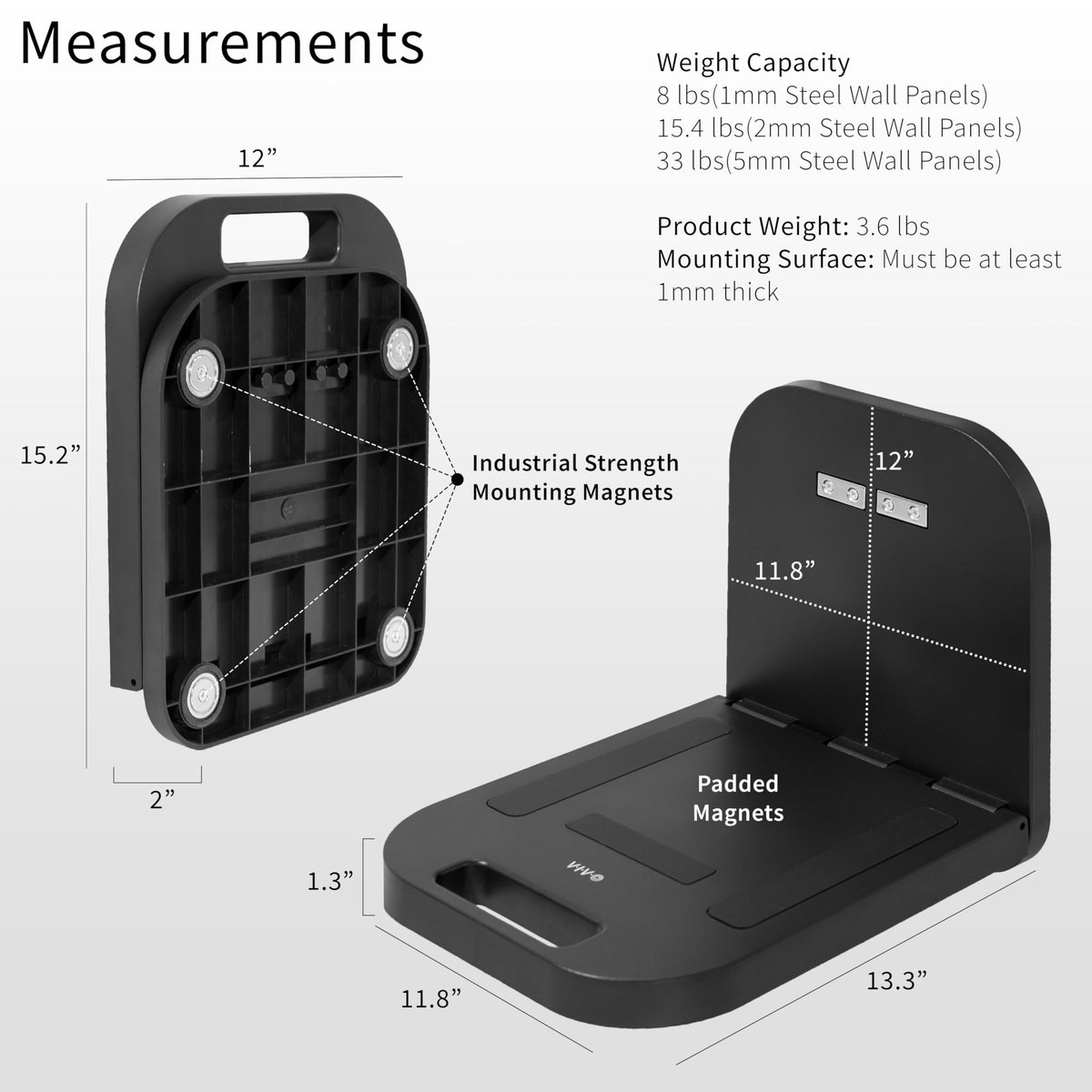 VIVO fold-out tray ready for laptops and tablets