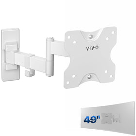VIVO full-motion ultrawide wall mount with extended arm for versatile viewing angles.