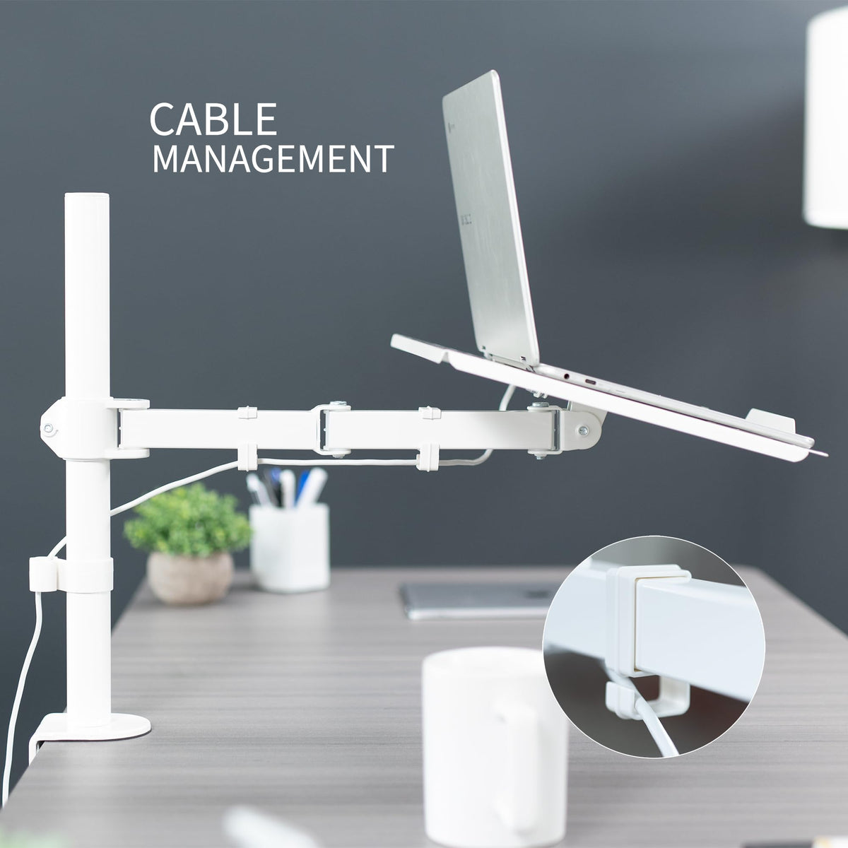 VIVO stand beside ruler showing scale and compatibility benefit