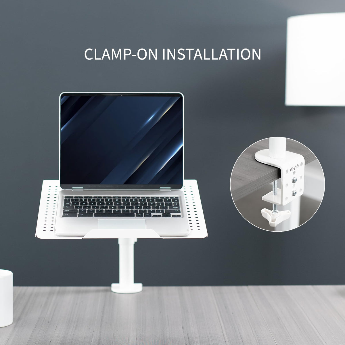 VIVO tray vents and surface texture showing airflow and grip benefit