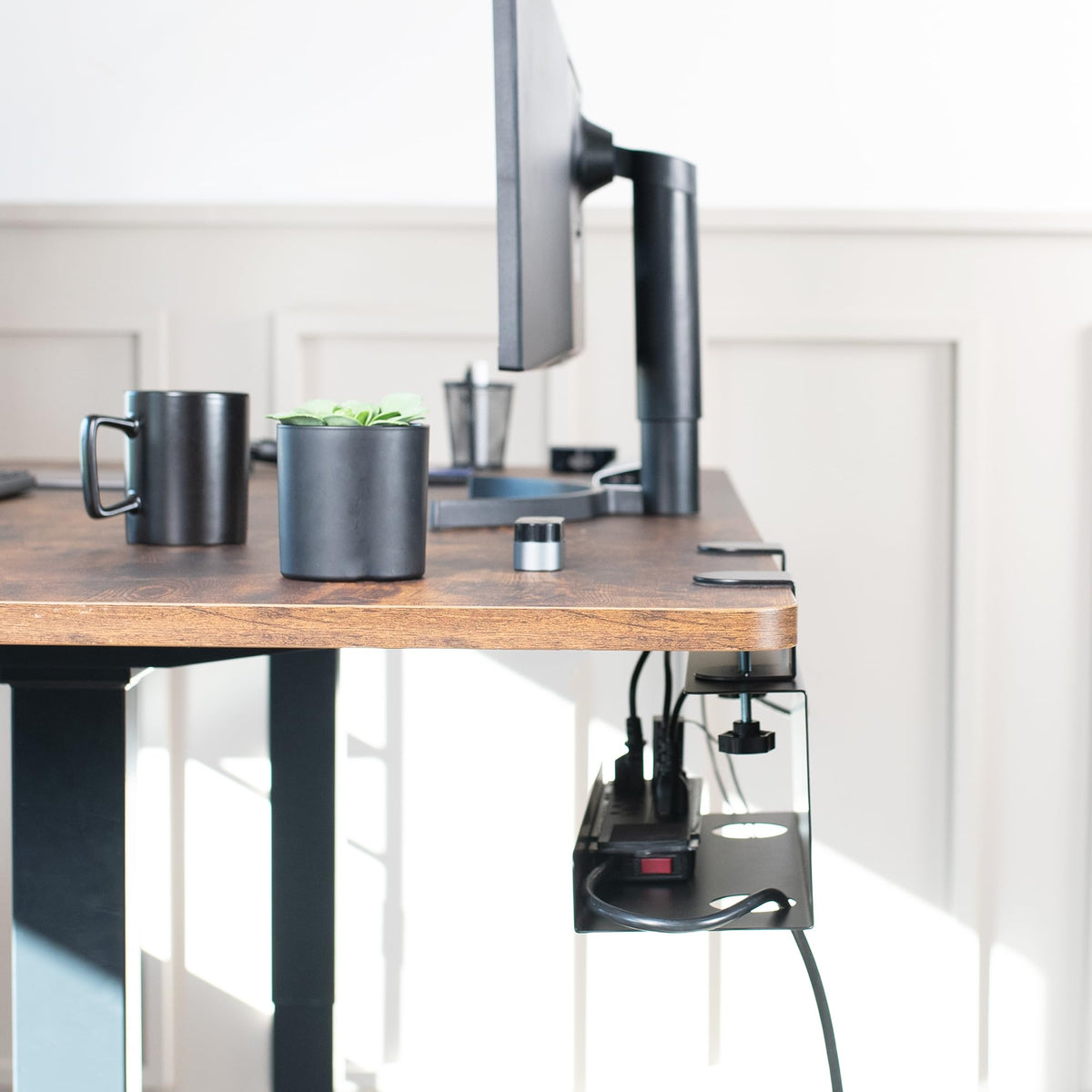VIVO lifestyle home office setup showing cleaner desk and improved focus benefit