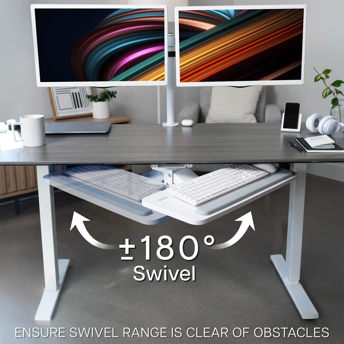 VIVO MOUNT-KB03W simple assembly includes all mounting hardware
