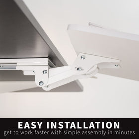 VIVO MOUNT-KB03W compatible with most desks, with spacer for adjustable frames