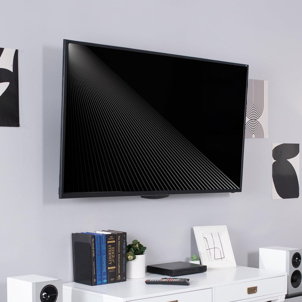 VIVO lifestyle living room setup showing integrated look and space-saving benefit