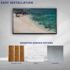 VIVO mount with measurement scale showing compatibility and correct sizing