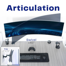 VIVO MOUNT-VW01M extended reach up to 10.5 inches for flexible positioning